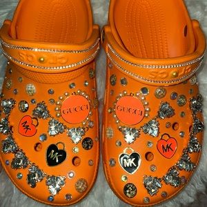 Pumpkin Spice Custom Made Crocs